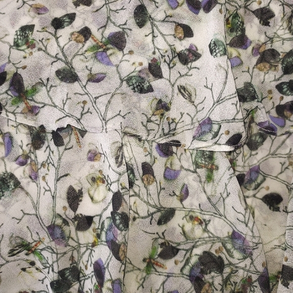 Shop 126 Raquel Alt Light Green Tiered Dress Size 40 / Small - Picture 11 of 11